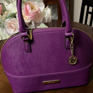 Anne Klein Vibrant Purple Satchel